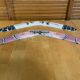 Paire boomerangs lanzarote bois peint lézards aborigène vintage