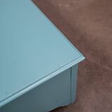 Meuble bas en bois peint