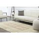1970s Vintage Turkish Oushak Handmade Wool Cotton Beige Area Rug 153x260