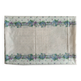 Nappe vintage fleurie rectangulaire