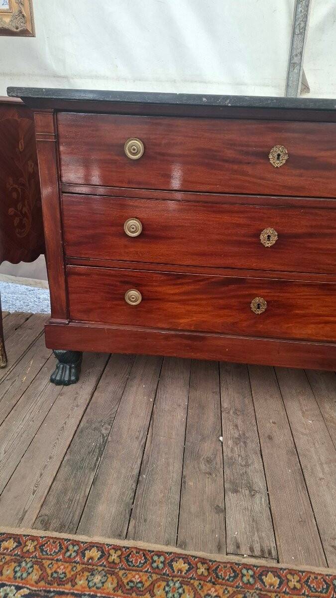 Mahogany chest of drawers from Egypt