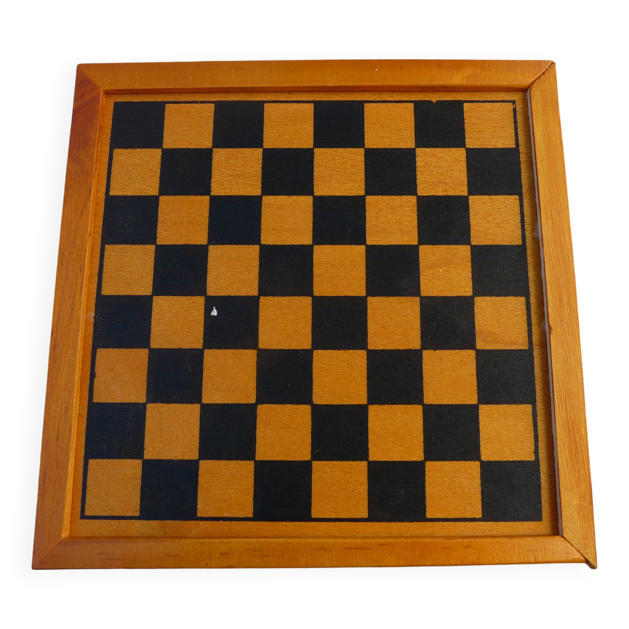 wooden games box: chess - little horses - dominoes - cards