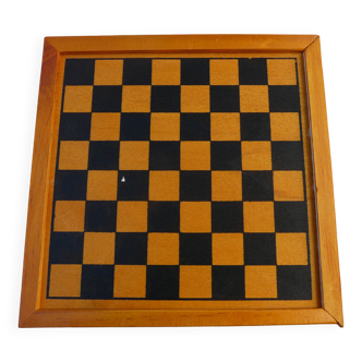 wooden games box: chess - little horses - dominoes - cards