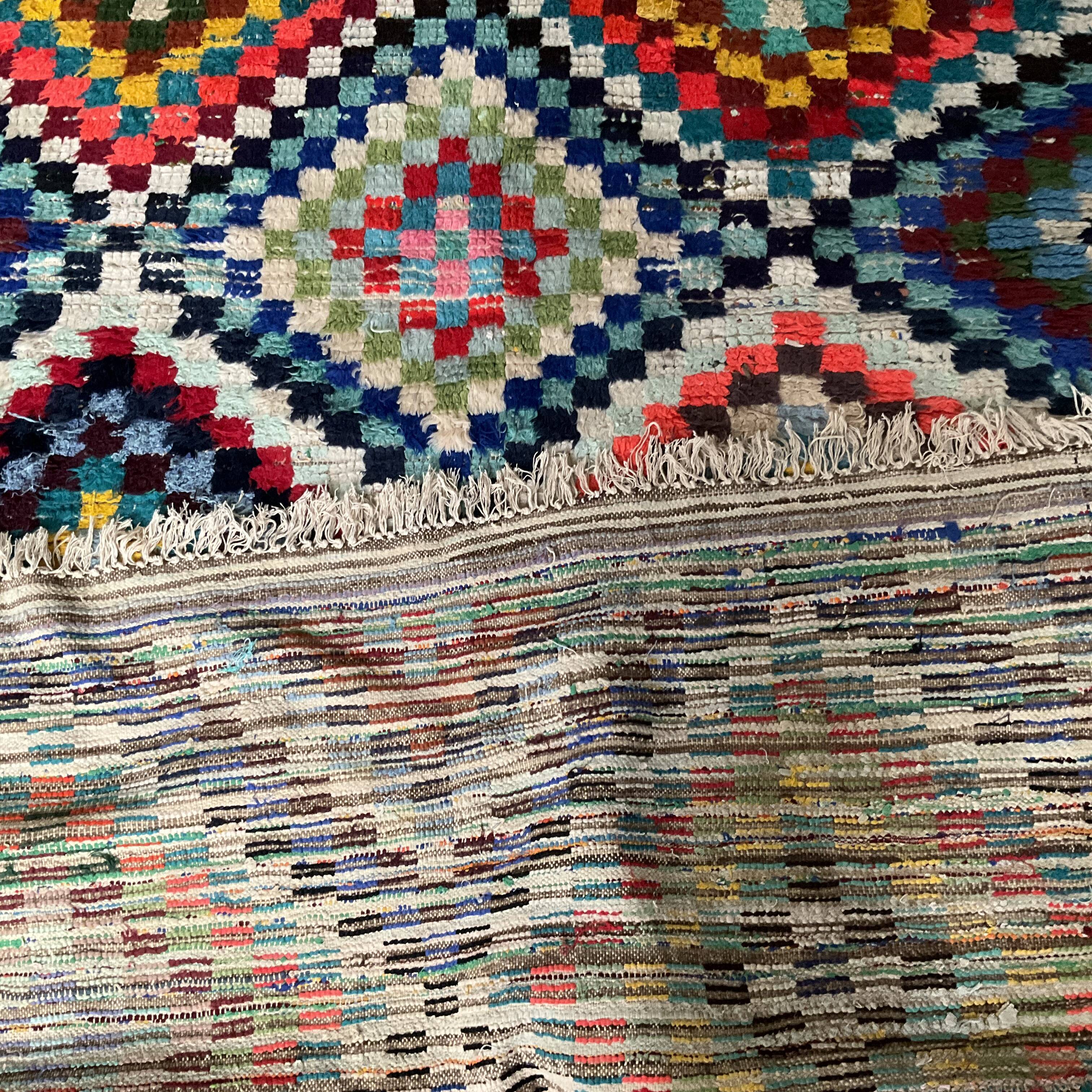 Boucharouite carpet, 264x140 cm