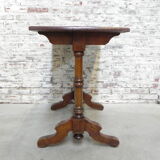 Oak bistro table from the ardennes