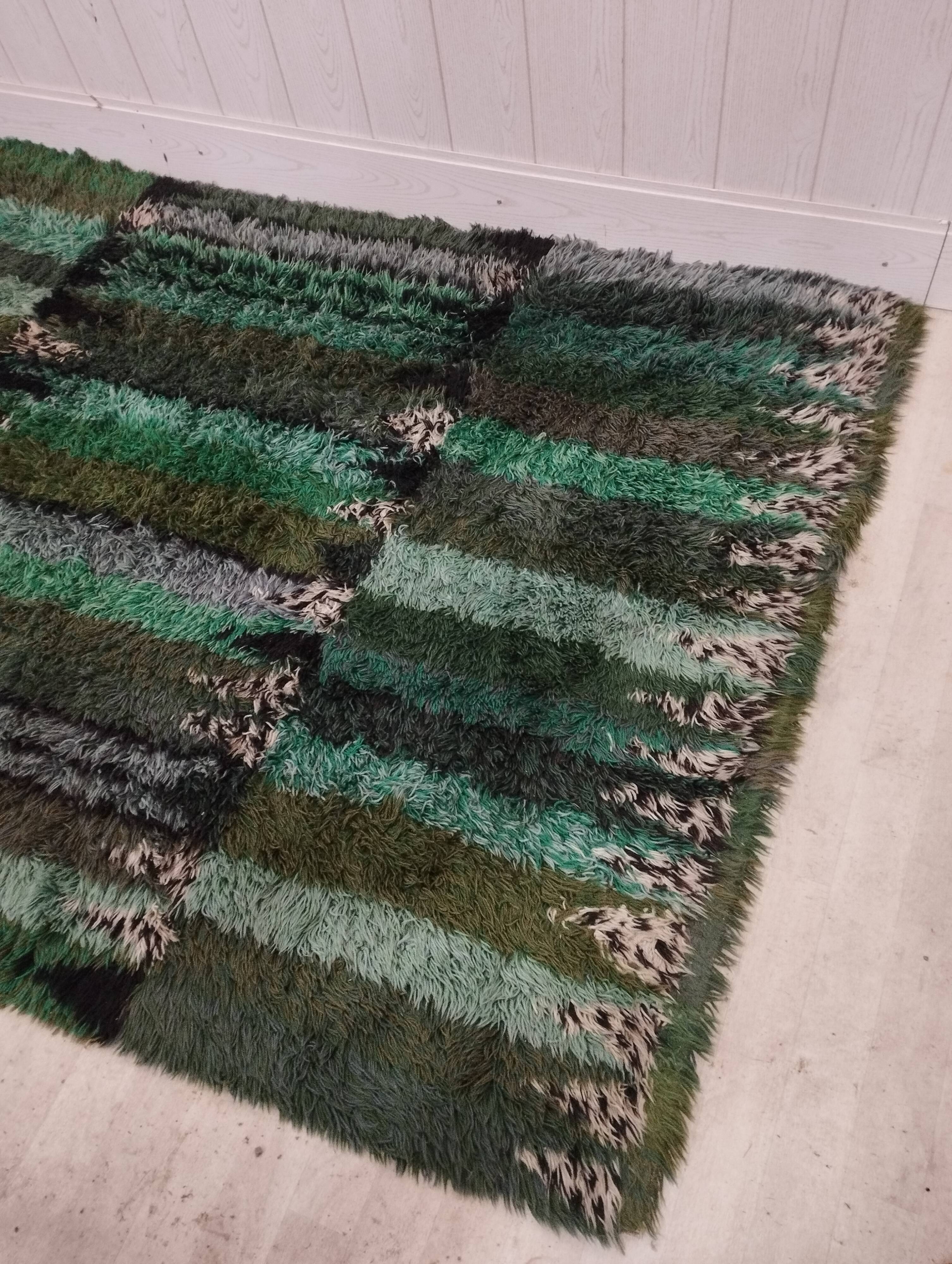 Vintage Scandinavian rug Marianne Richter 195x135cm