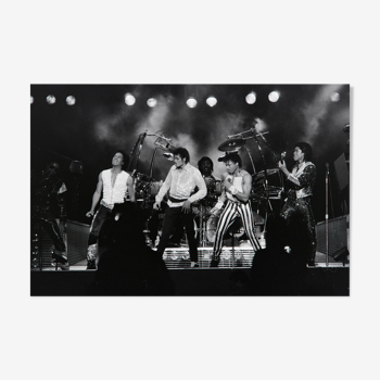 Photographie Concert Michael Jackson tirage sur papier baryté 300g d'après négatif original 30x45cm