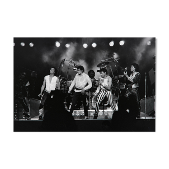 Photographie Concert Michael Jackson tirage sur papier baryté 300g d'après négatif original 30x45cm