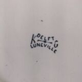 Plate KG Lunéville model Delft