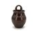 Brown ceramic wall vase by Guy Baudat, 1970s.