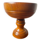 Wooden salt cup empty pocket
