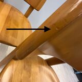 Ensemble de salle à manger de table extensible et 6 chaises