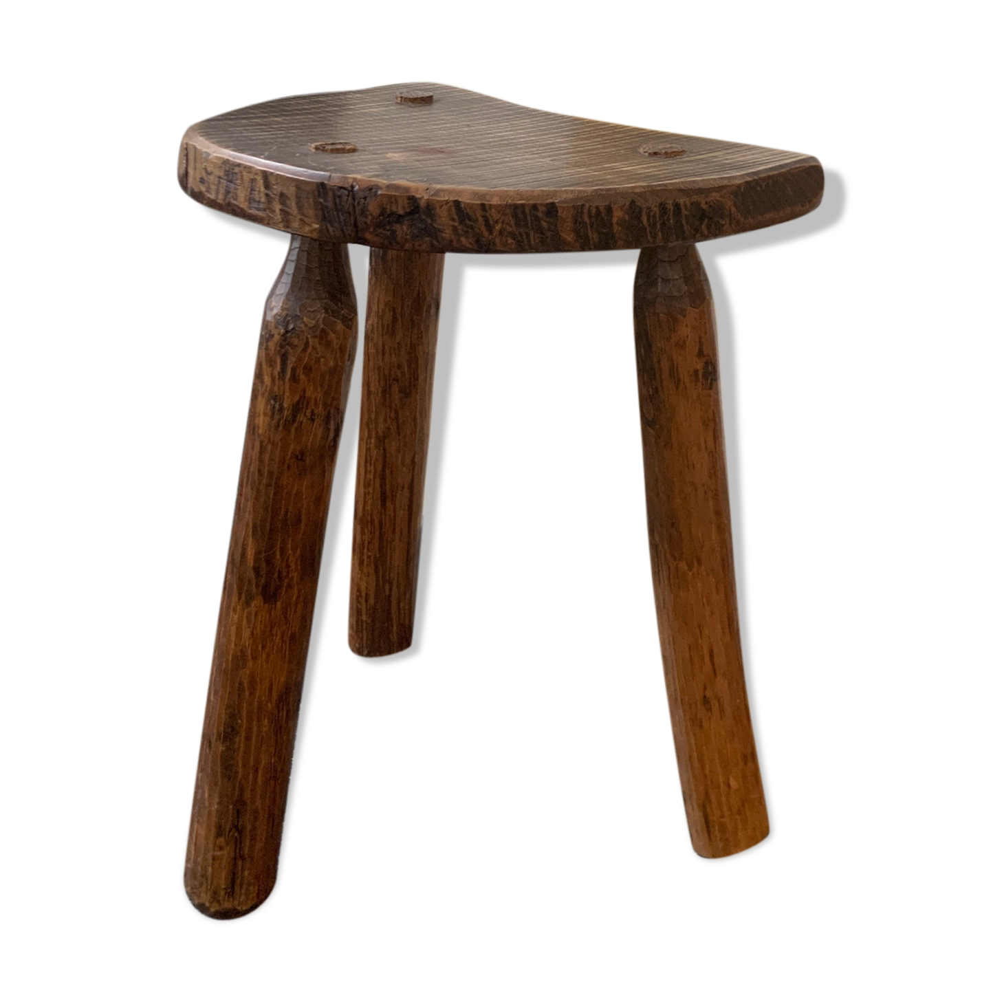 Tabouret de vacher en bois