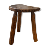 Tabouret de vacher en bois