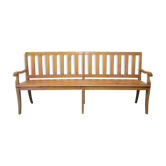 Banc à dossier en pin