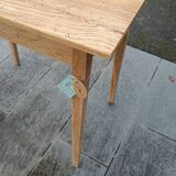 Old table made of raw wood