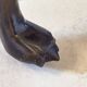 Monumental Bronze Statue of an Italian Greyhound / Whippet – Large Antique Sculpture Representing a Dog