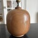 solid wood lamp from the 1960s