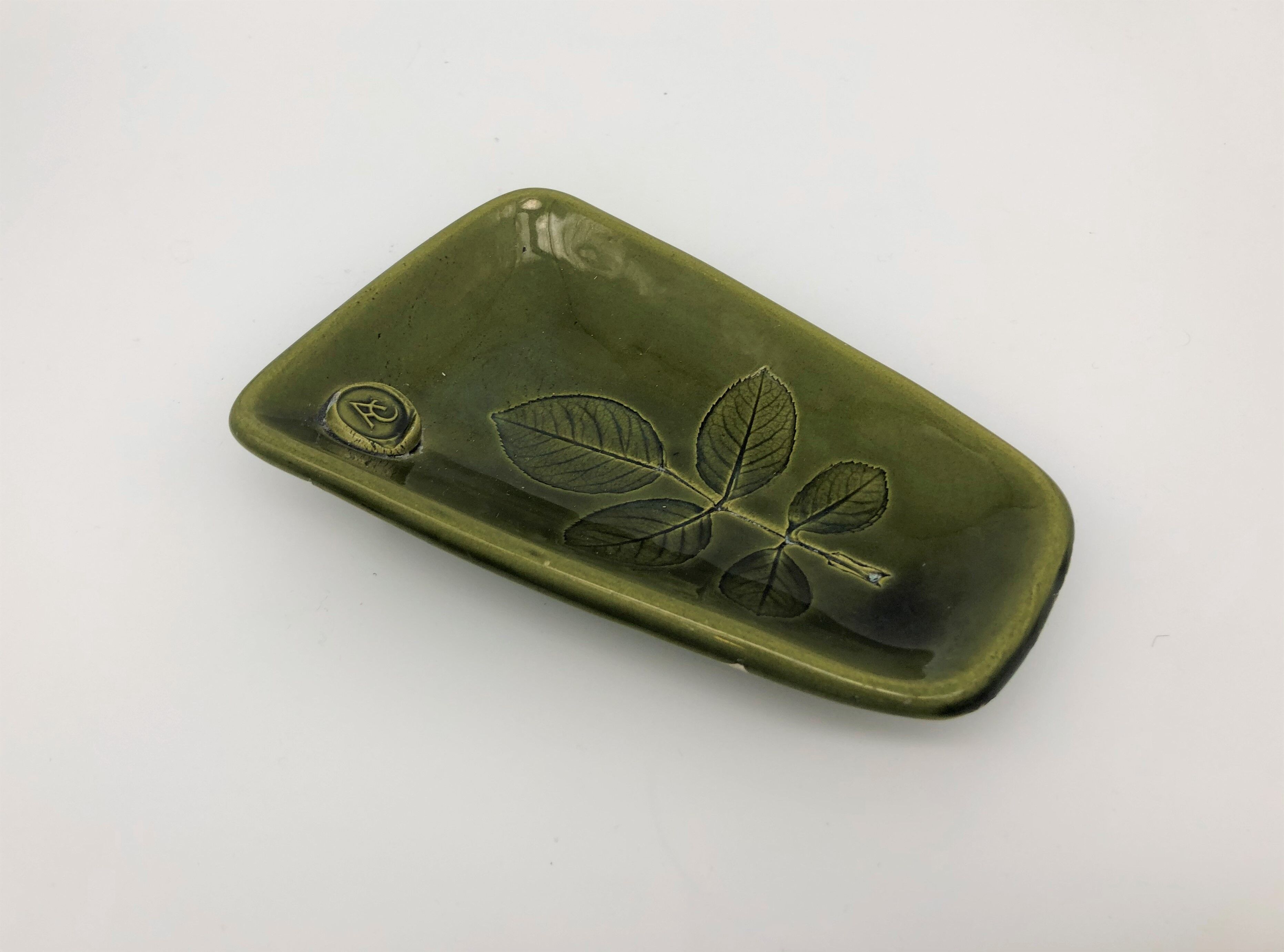 Ceramic "Herbier" trinket bowl by Roger Capon, circa 1950