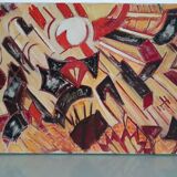 Oil on board Sven Rybin - cosmic arts