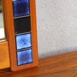 Danish Teak Console and Mirror, 1960s