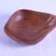 Pair of pear-shaped wooden trinket trays