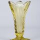 Art Deco Pink, Yellow and Orange Glass Vases, Bohemia, Set of 3