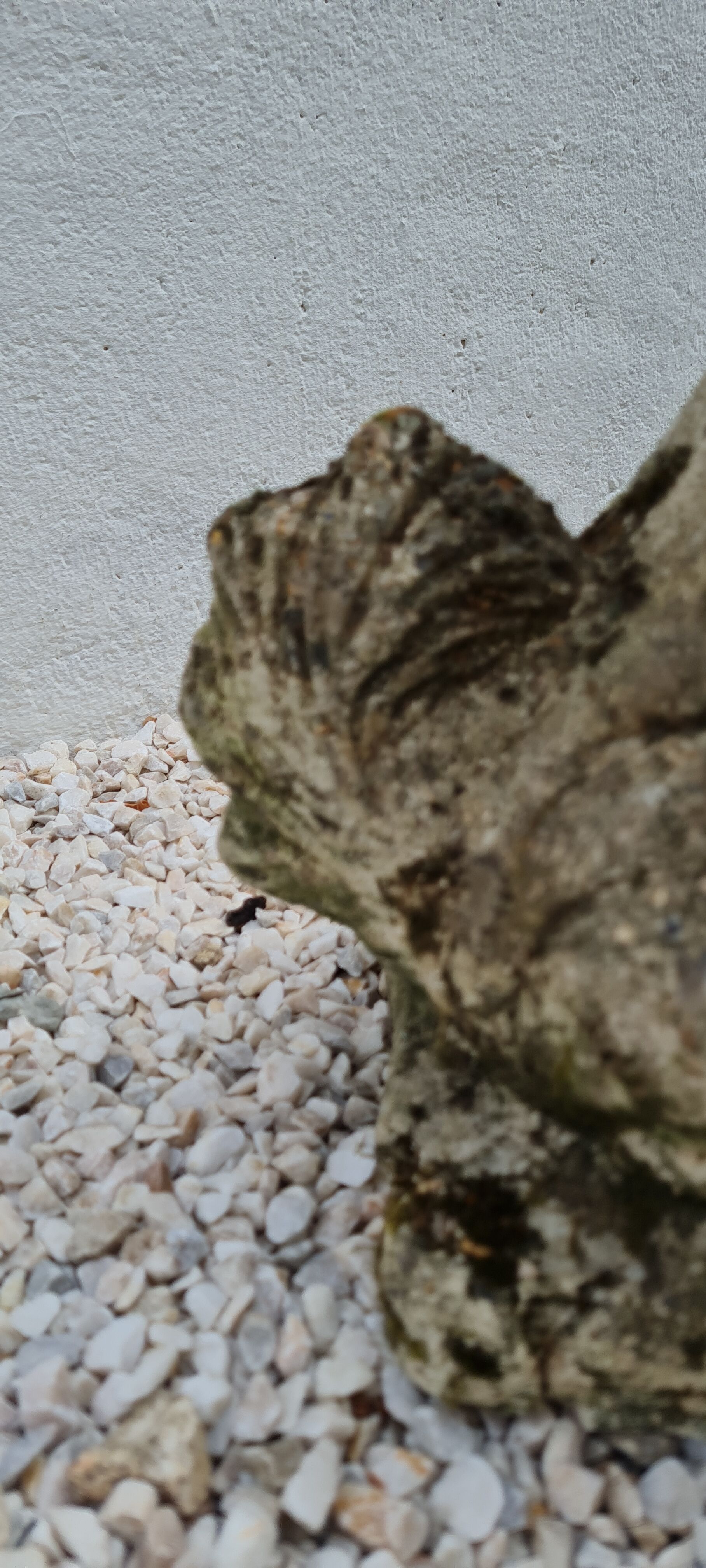 Reconstructed stone garden statues