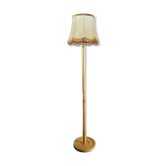 Vintage wooden floor lamp