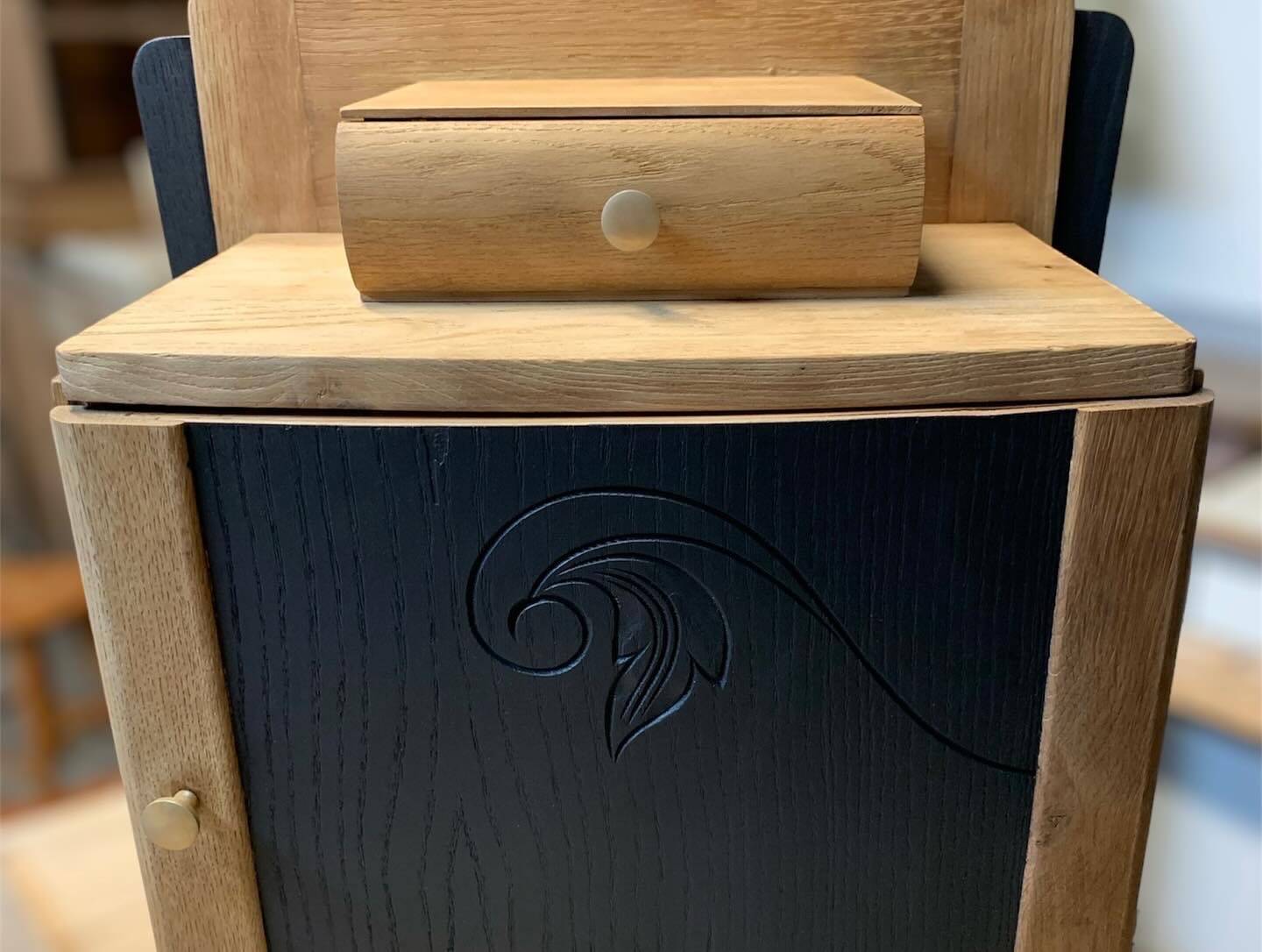 Art deco style bedside table