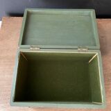Hand-painted wooden box