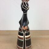 Vintage ceramic anthropomorphic candle holder