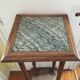 Old pedestal wooden