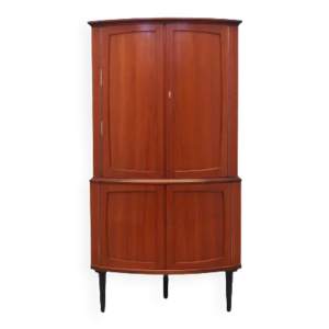 Armoire d’angle en acajou, années
