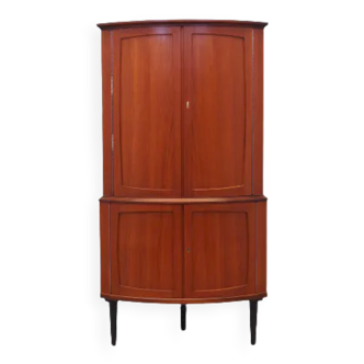 Mahogany corner cabinet, 1970s, Danish design, production: Denmark