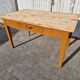 Old vintage fir kitchen desk table