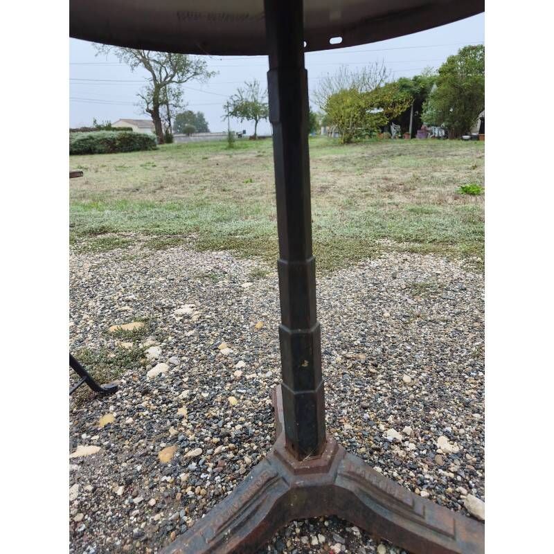 Bistro table + 2 folding chairs