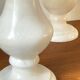 Paire lampes albâtre vintage