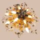 Murano glass flower flush mount, 1960s