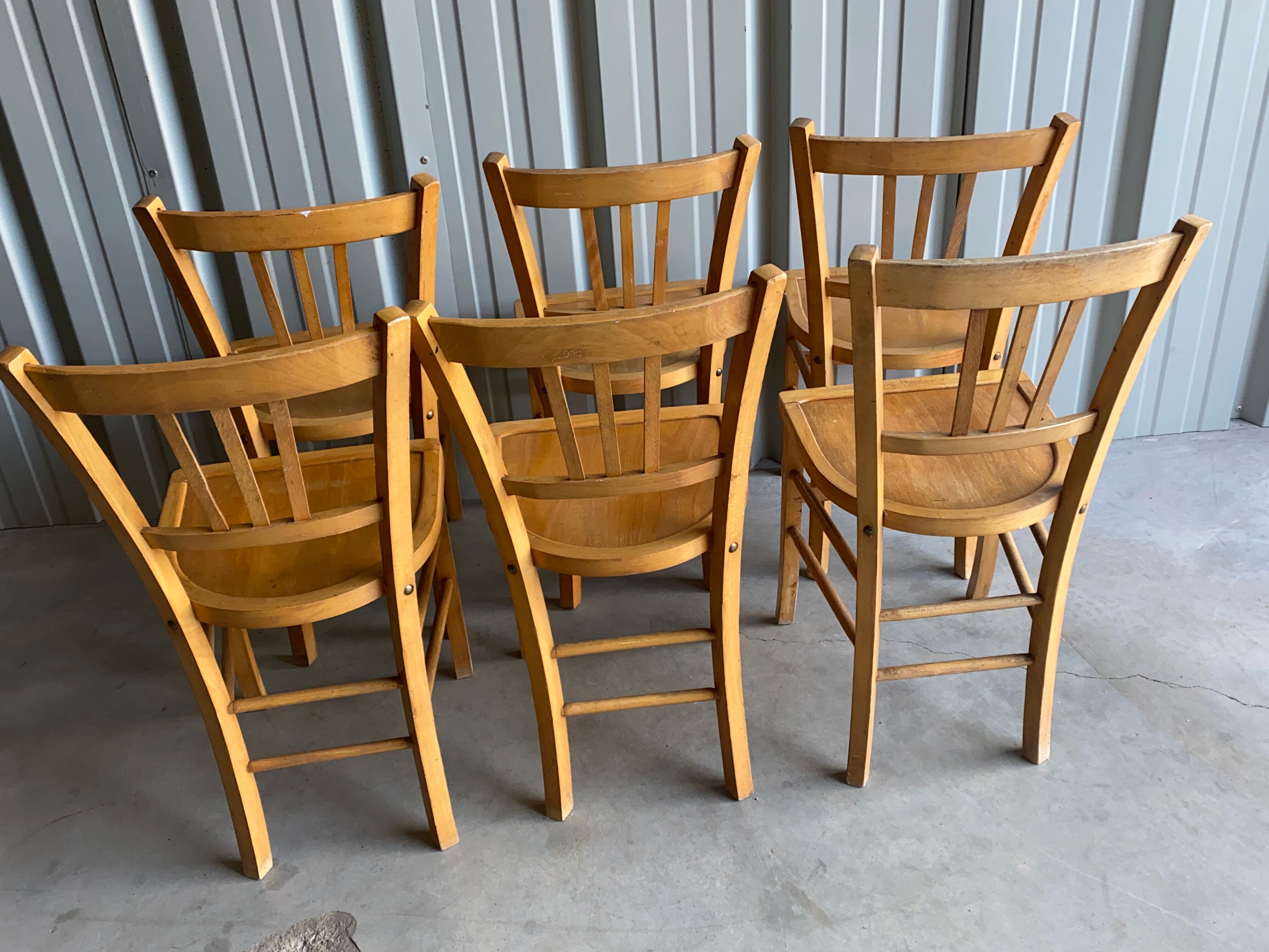 6 chaises bistrot