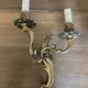 Pair of bronze wall lamps