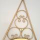 Gold metal star mirror – charming wall decoration