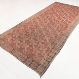 Rug For Living Room Red Turkish Kilim Rug, 151x336Cm