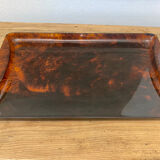 Tortoise tortoiseshell resin tray