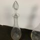 Paire de carafes à vin en cristal