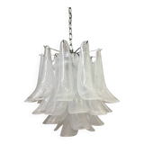Murano Glass Sputnik Chandelier With Alabaster Italian Glass