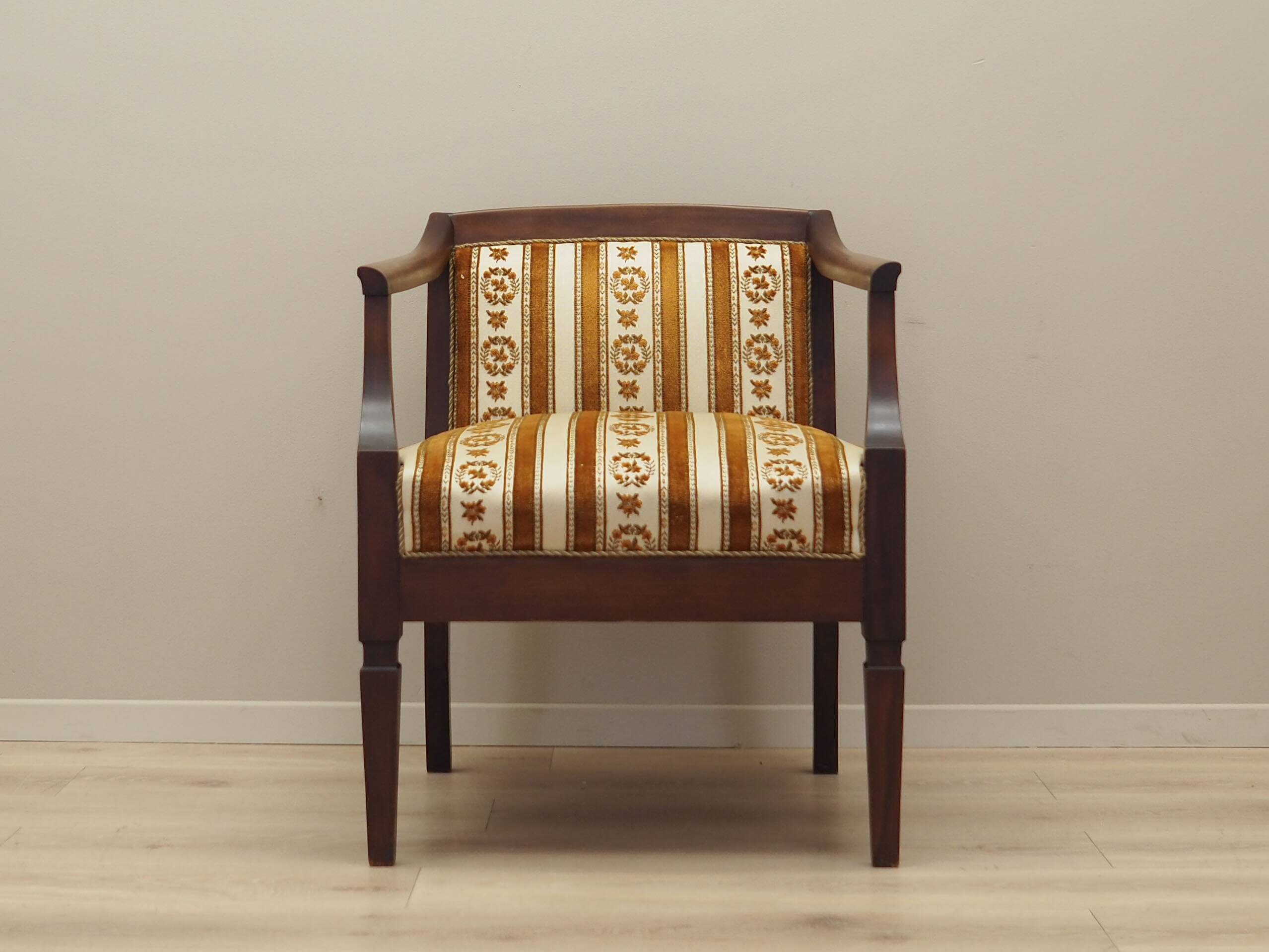 Mahogany armchair, Danish design, 1970s, production: Denmark
