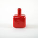 Red ceramic vase, German design, 1990s, manufactured by ASA Selection