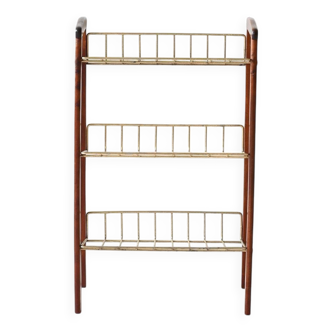 Scandinavian vintage magazine rack