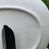 Plat ceramique signé